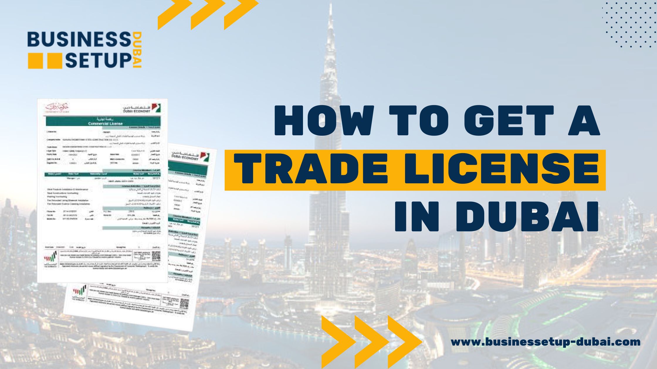 How To Get A Trade License In Dubai? Business setup Dubai